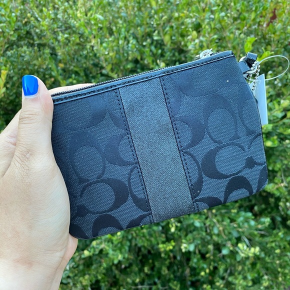Black Coach Wristlet - Picture 2 of 7